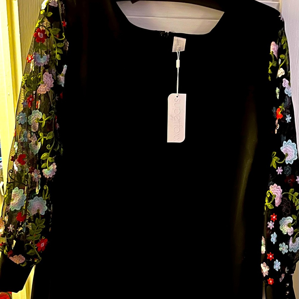 Superfox Plus Size Black Dress